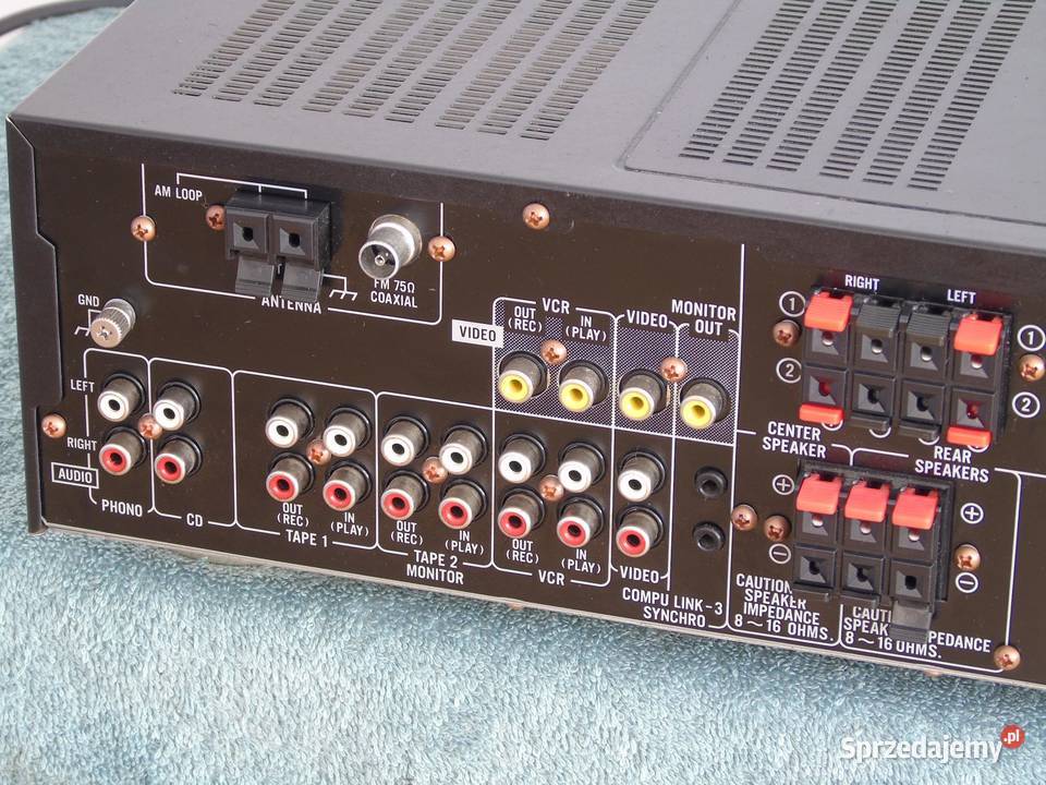 Wzmacniacz z radiem JVC RX416 pilot mocny i Amplitunery Jasło