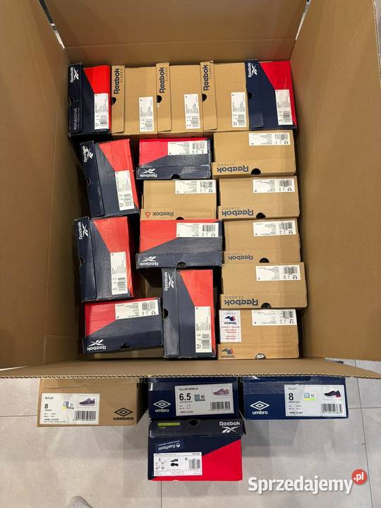 MARKOWE BUTY REEBOK 19 SZTUK SPRZEDAŻ HURTOWA mazowieckie Warszawa