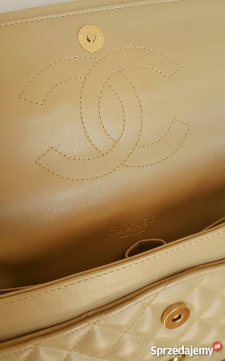 CHANEL 255 PIKOWANA TOREBKA ŁAŃCUSZEK CHANELKA Torby i torebki Bydgoszcz