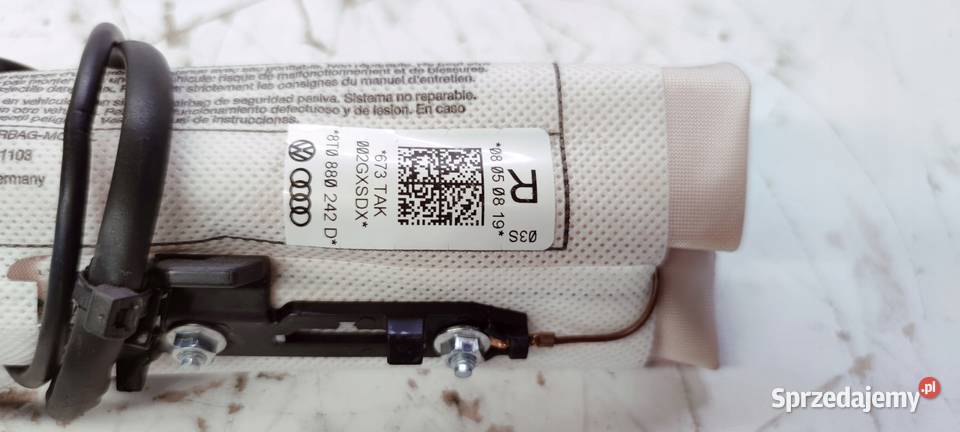 PODUSZKA FOTELA PRAWA AUDI A5 8T 8T0880242D śląskie Przystajń