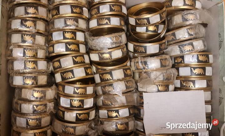 Vintage Bransolety z 80 lat XX w z Indii na