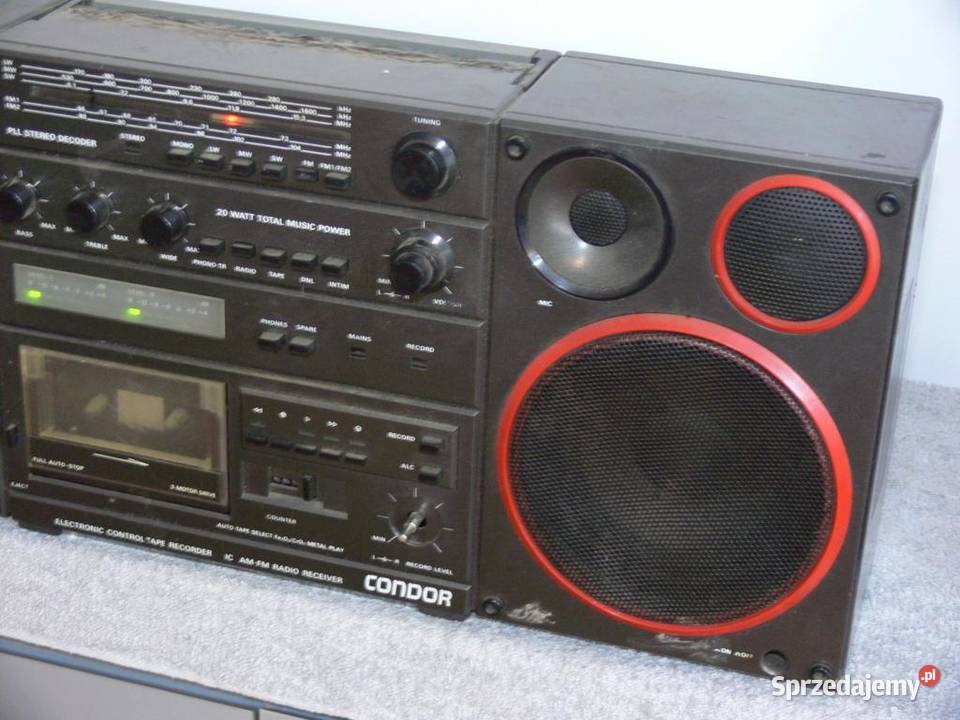 Radio Magnetofon Condor Unitra WYSYŁKA Wieże i miniwieże Jasło