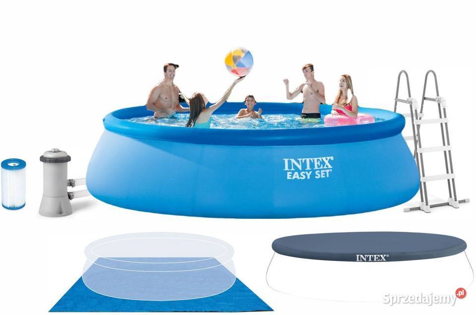 Basen ogrodowy rozporowy Easy Set 457x107 zestaw sprzedam