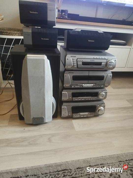 Wieża Technics EH750. Dwie kolumny plus satelity