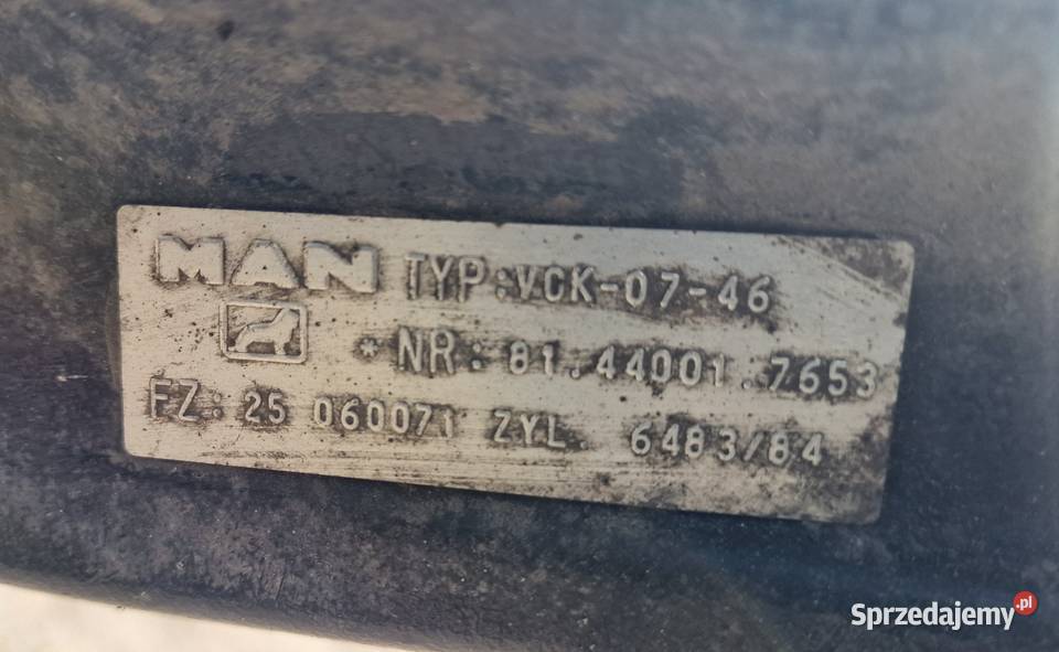 MAN TGX TGS TG3 EURO6 BELKA OŚ PRZÓD 81440017575 lubuskie Bieleń