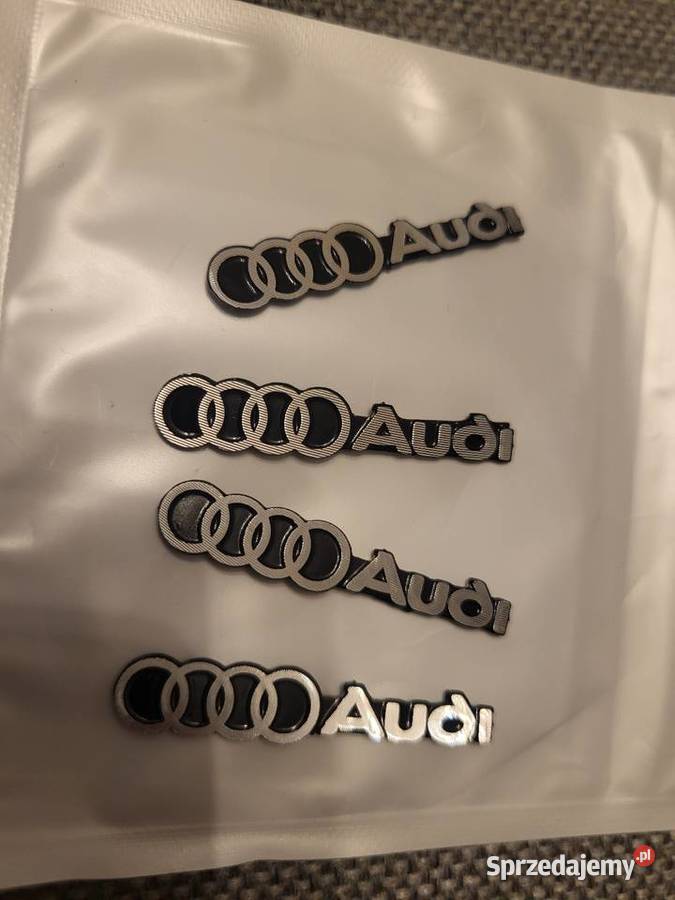 Audi znaczek Logoemblemat głośnika Nowy Metalowy Gliwice