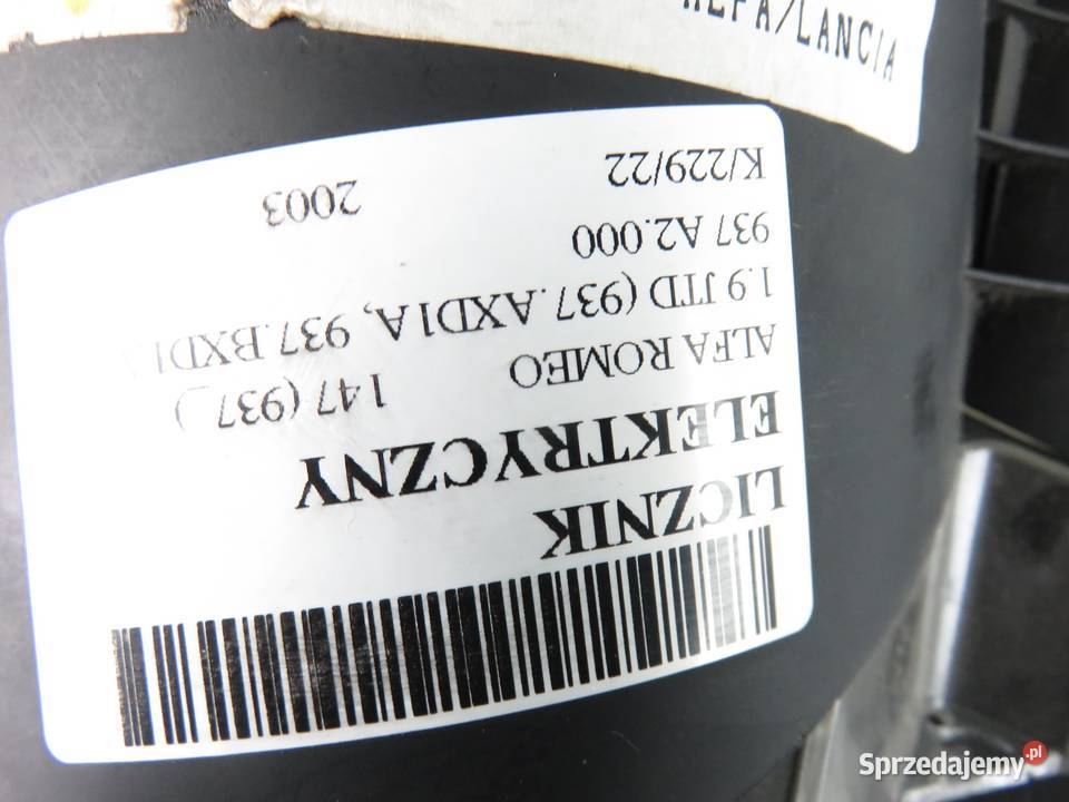 LICZNIK ALFA ROMEO 147 937 19 JTD 735290181 Liczniki i zegary