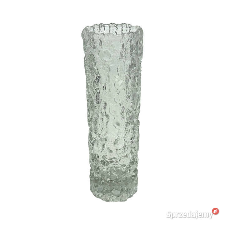 Wazon ARKTIS Georgshtte Ice Bark Glass Niemcy Porcelana i szkło Warszawa