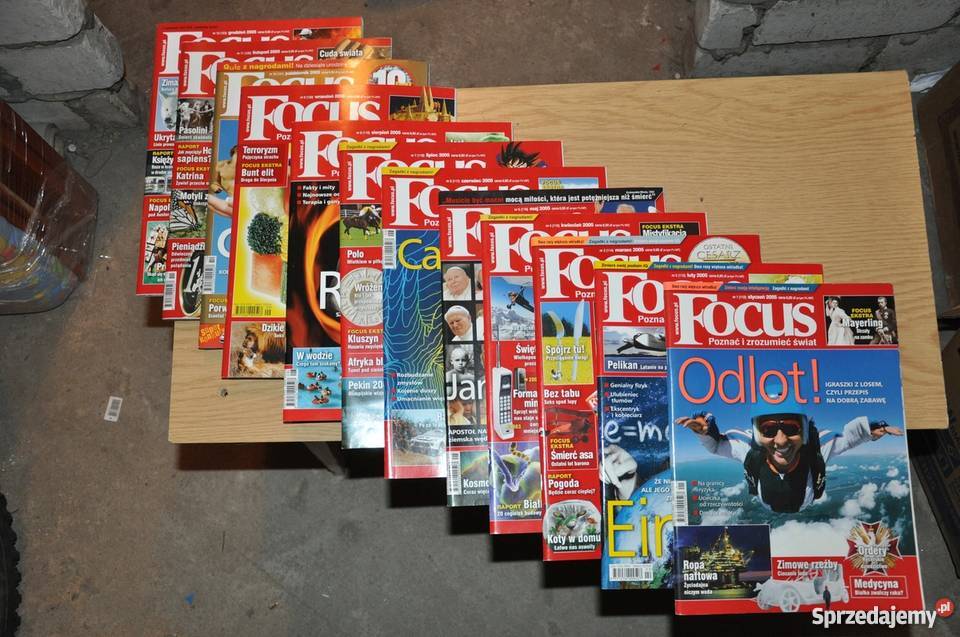 Magazyn Focus roczniki 1995 do 2006 Kultura i Rozrywka Mielec
