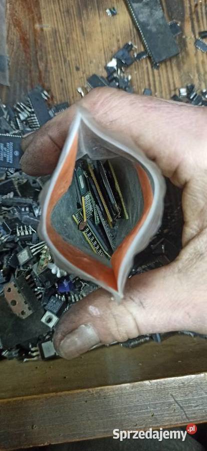 Układy scalone piny z procesorów ram itp Biała