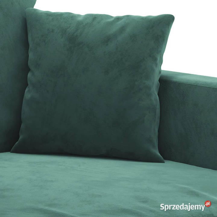 Sofa 2osobowa ciemnozielona 140 tapicerowana Warszawa