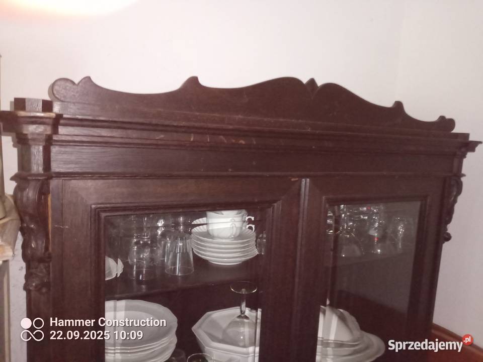 Stara zabytkowa witryna biblioteczka lubelskie Lublin