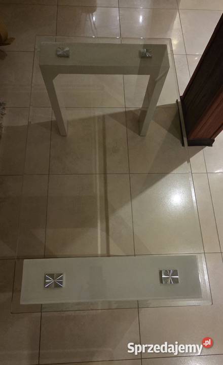Stół ze szklanym blatem 110x60 Stoliki kawowe i ławy śląskie Skoczów