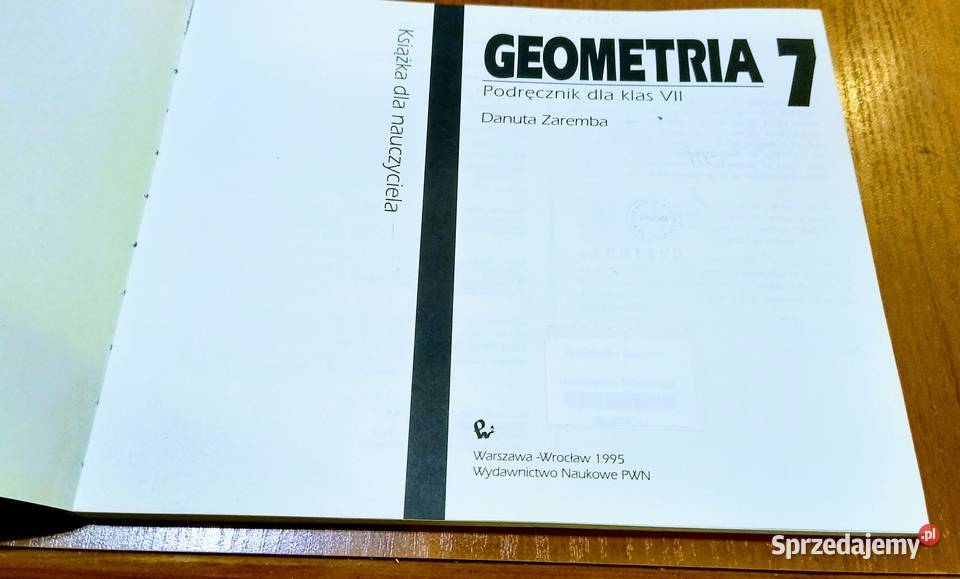 Geometria 7 podręcznik klas VII książka pomorskie Gdańsk