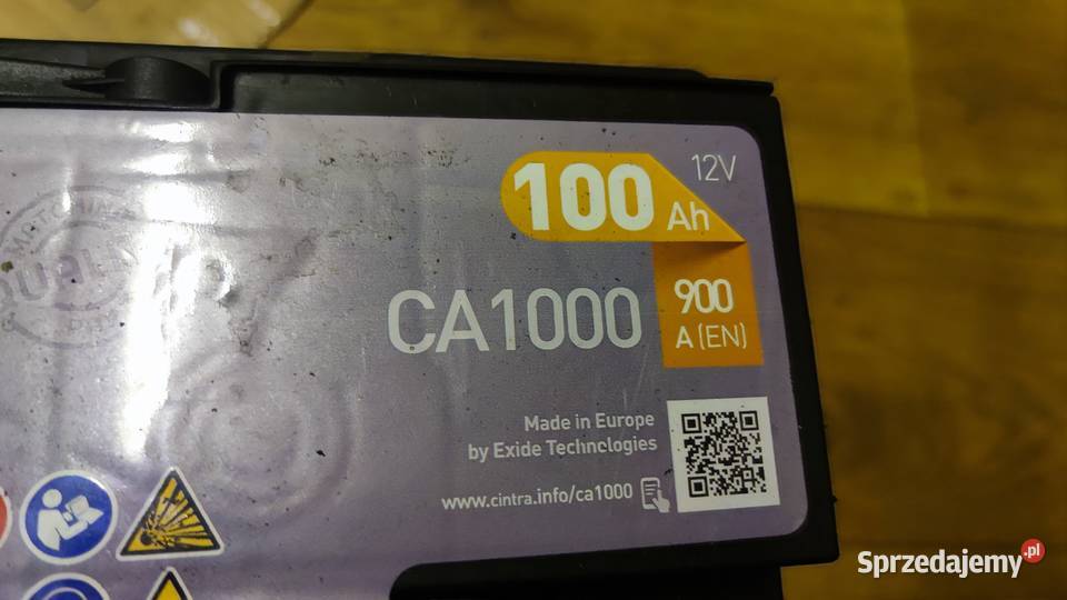 Akumulator Centra Futura 100 Ah startstop Warszawa