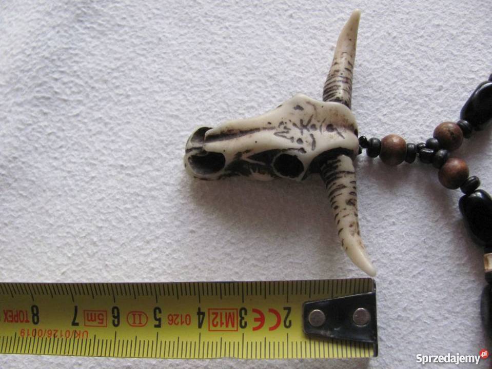 Naturalny naszyjnik z bawołem Zamość sprzedam