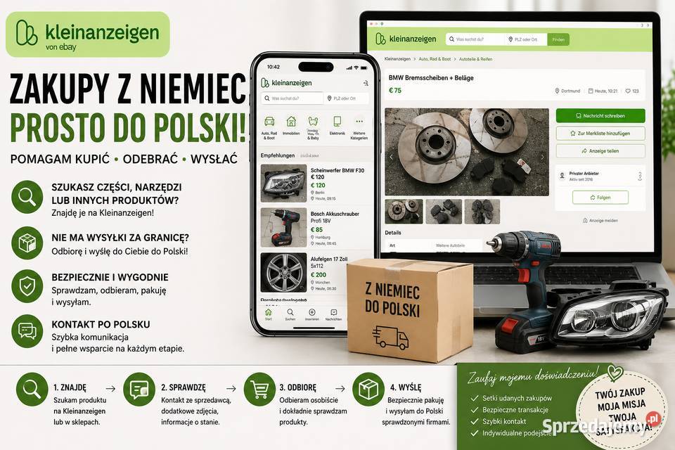 Zakupy z Niemiec Kleinanzeigen Części Narzędzia Sławków