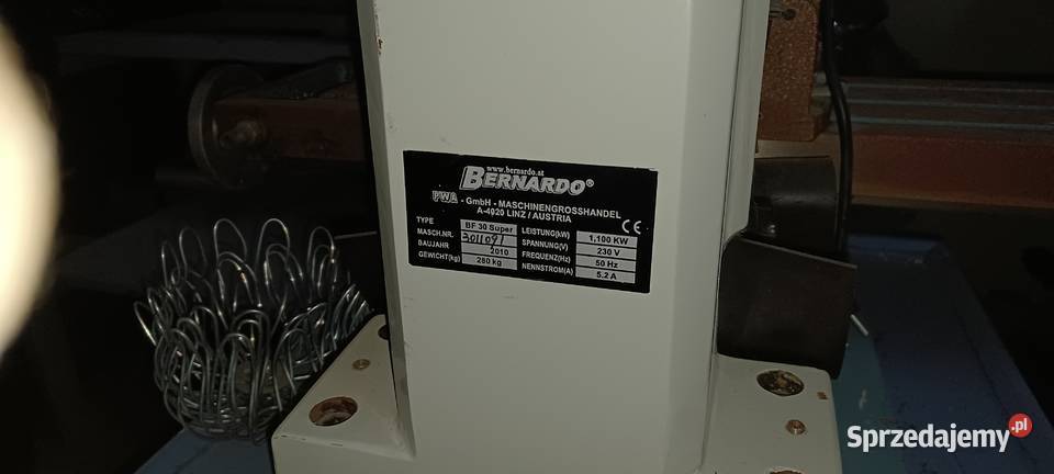 Wiertarkofrezarka Bernardo BF 30 Super Wrocław sprzedam