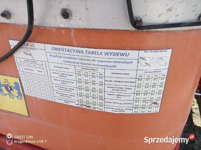 Rozsiewacz nawozu DEXWAL Tornado DUO 800 Opoczno