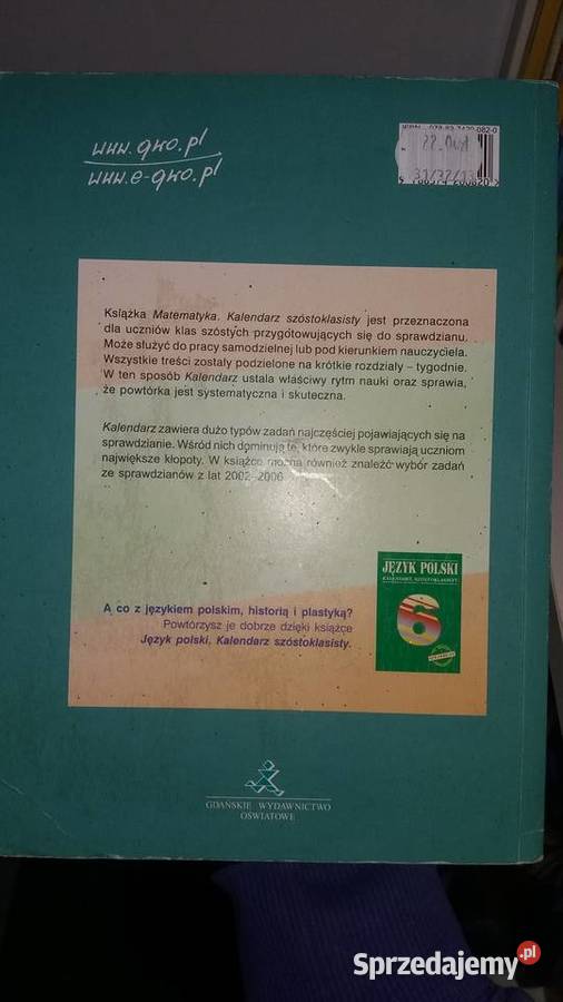 matematyka kalendarz szóstoklasisty mazowieckie