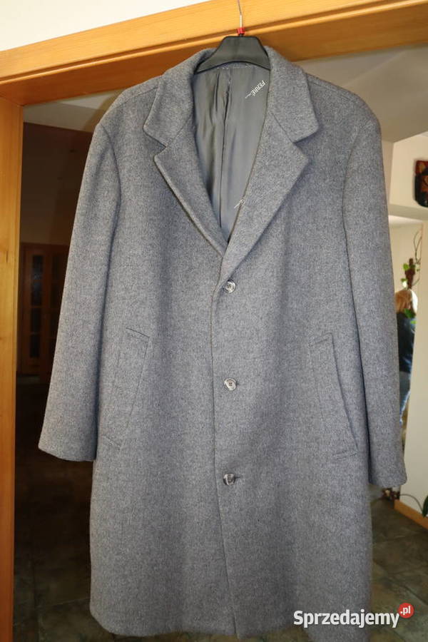 Męski płaszcz wełniany marki Ferre Milano Ustroń