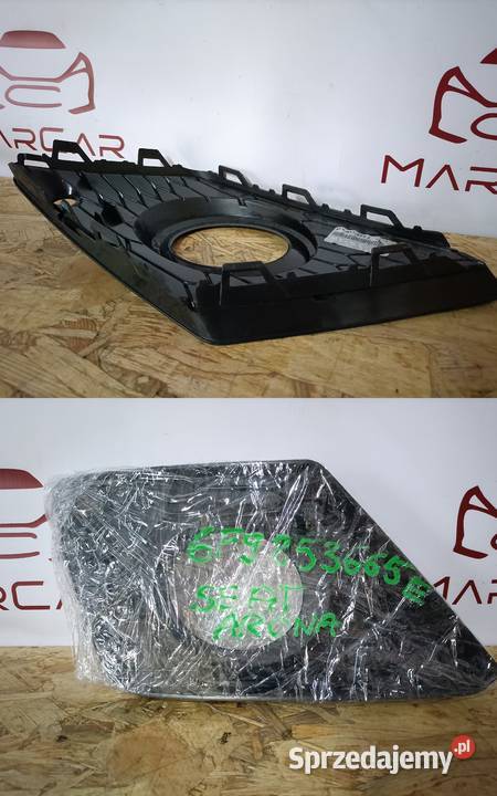 SEAT ARONA KRATKA ZDERZAKA LEWY PRZÓD 6F9853665E osobowe Pleszew