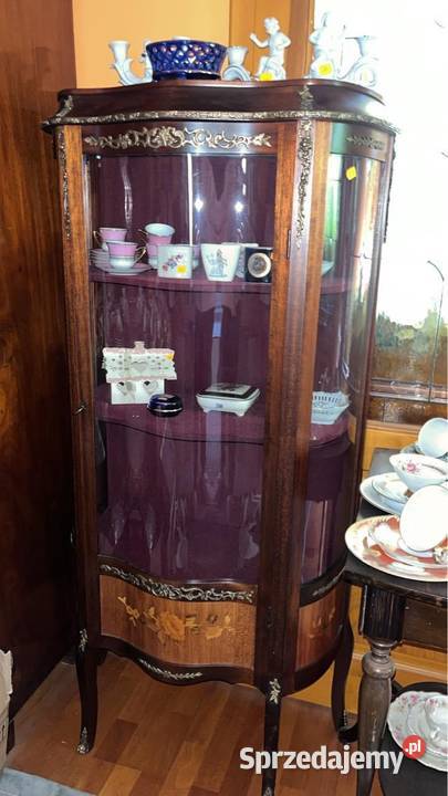 Serwantka Witrynka na porcelanę Figurki Cacuszka Gdańsk