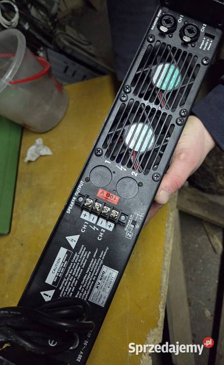 Prawdziwa Okazja Bittner XV 600 PA 100V Sprawny Wzmacniacze i pokrewne Płoty