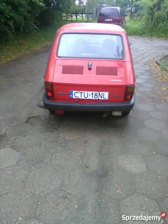 fiat 126p maluch kubelkowe fotele skórzane 650cm3 pomorskie Bytów