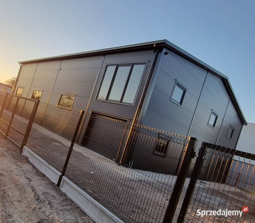 Hala 300 m2 stalowa magazyn warsztat płyta