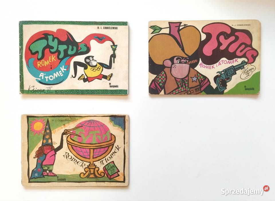 Tytus Romek i Atomek księgi VI VIII IX wydanie