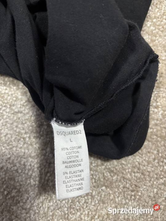 T shirt męski dsquared2 underwear czarny Gliwice sprzedam