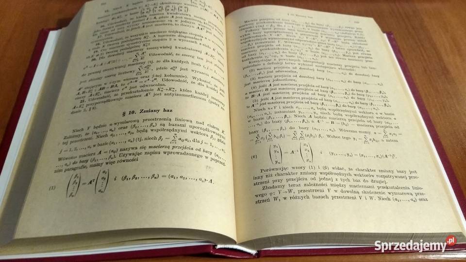 Algebra liniowa z geometrią BiałynickiBirula BM Kultura i Rozrywka pomorskie Gdańsk sprzedam