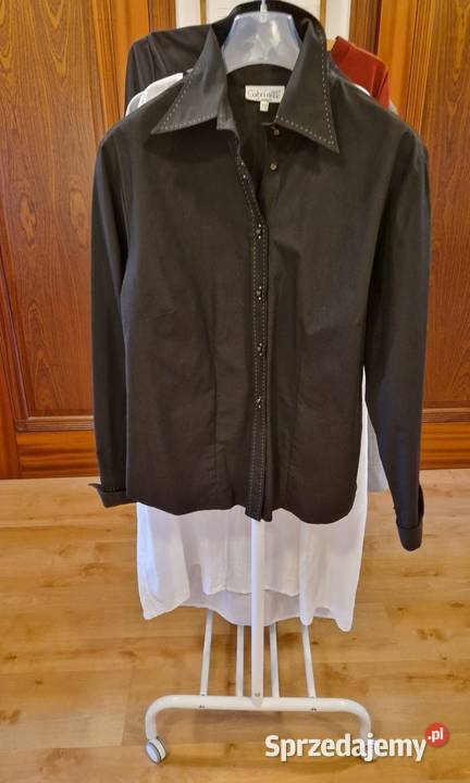 Damska wizytowa KOSZULA włoskiej marki Gabi elle czarny Lublin