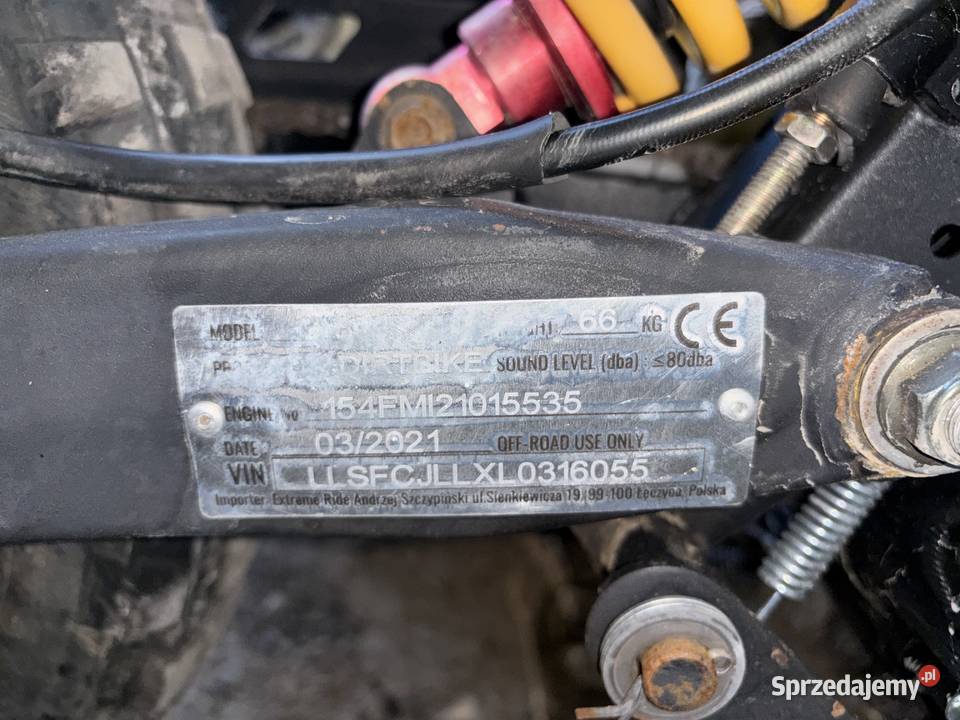 sprzedam crossa Xtr 609 125 Miechów sprzedam
