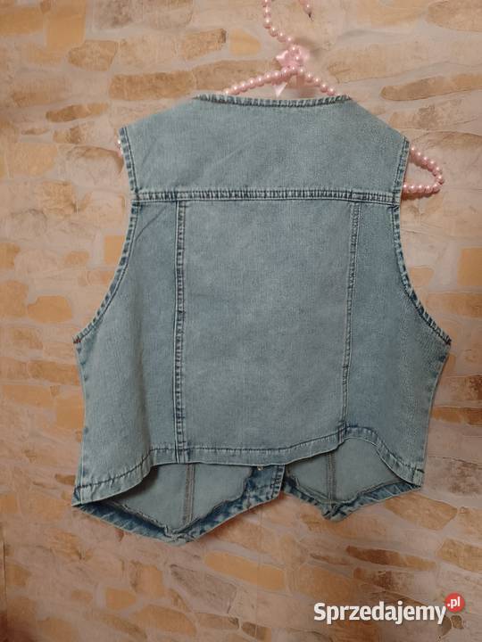 4446 XXL3XL Dżinsowa kamizelka z Londynu