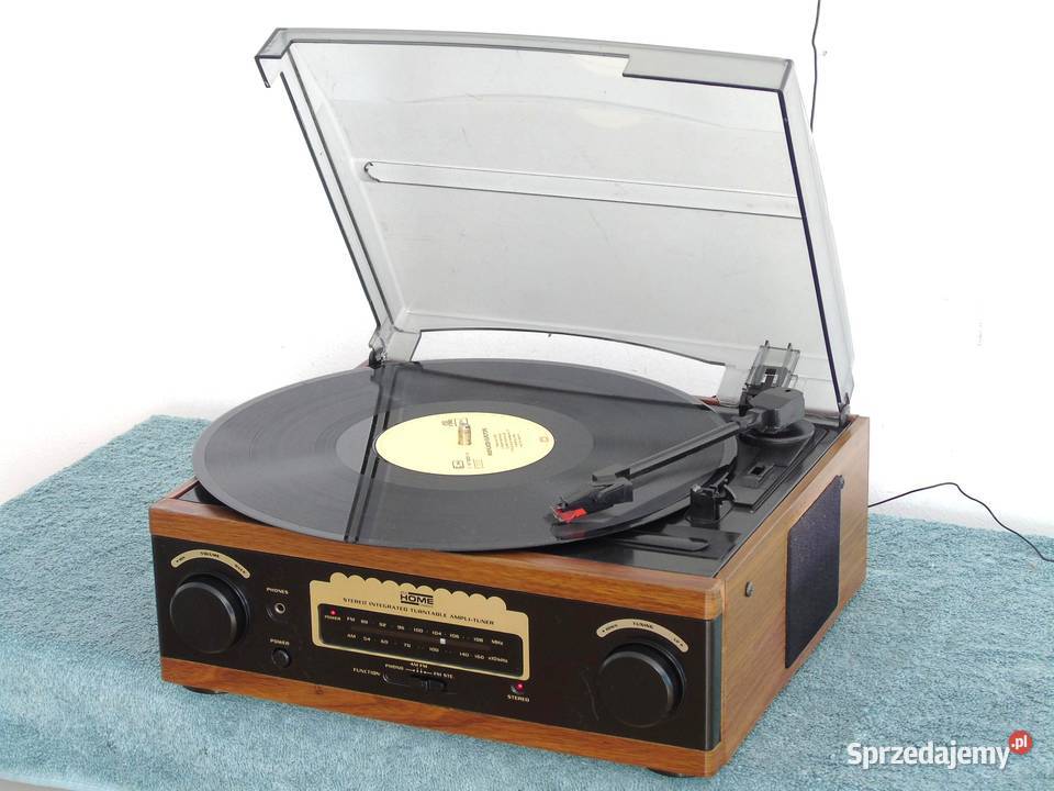 Gramofon igła radio wzmacniacz głośniki sprawny Jasło