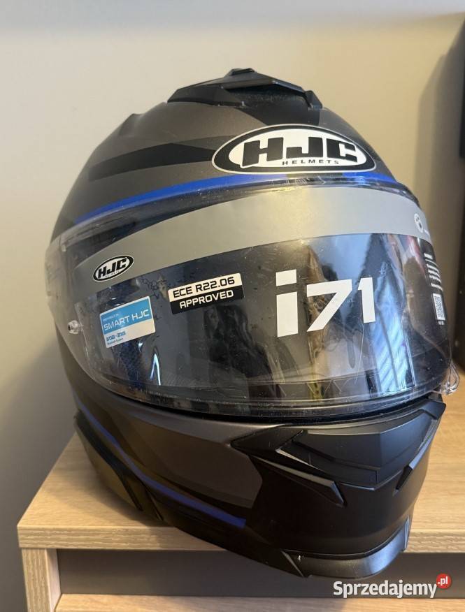 Kask na motor HJC praktycznie nowy Gwarancja mazowieckie