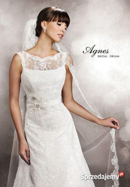 Przepiękna koronkowa suknia ślubna AGNES 11275 3 śląskie Bielsko-Biała