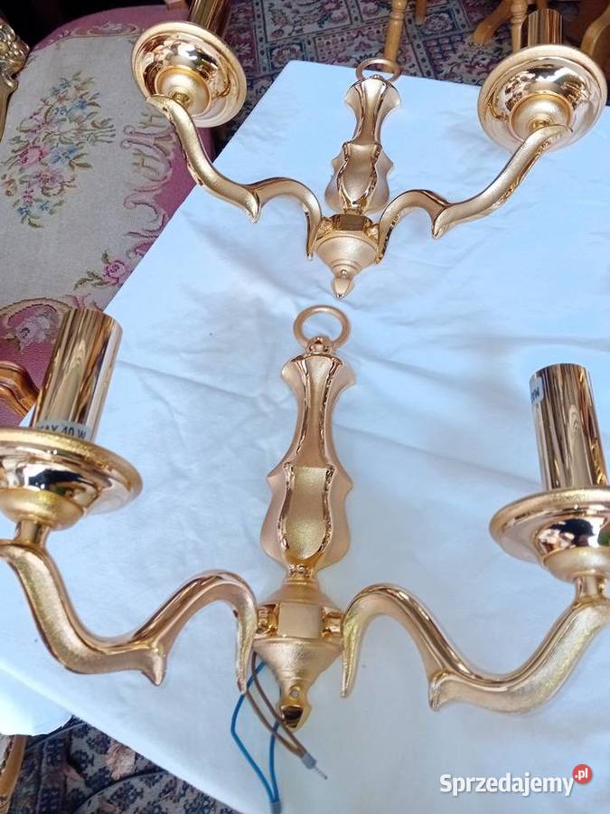 Lampa mosiężna Tarnogród