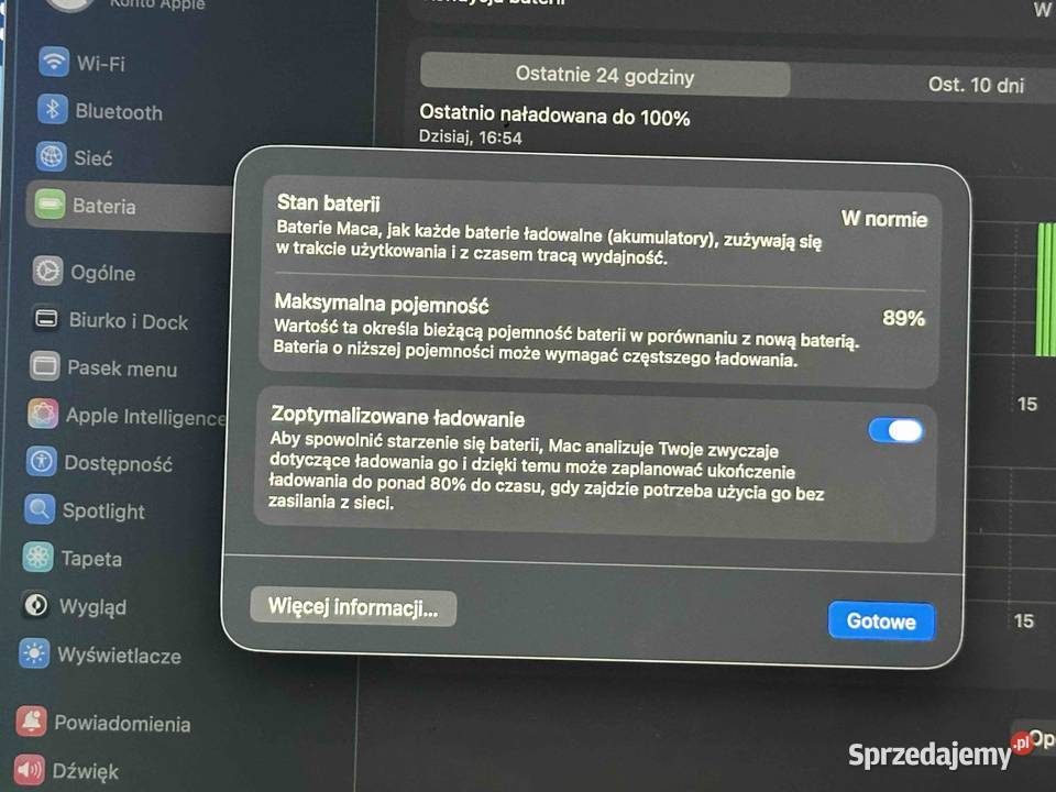 MacBook Pro 13 M1 Pro Apple 16 GB RAM i 512 GB Nowa Sarzyna