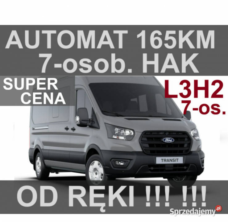 Ford Transit Automat 165 Brygadowy 7osob Super zachodniopomorskie Szczecinek