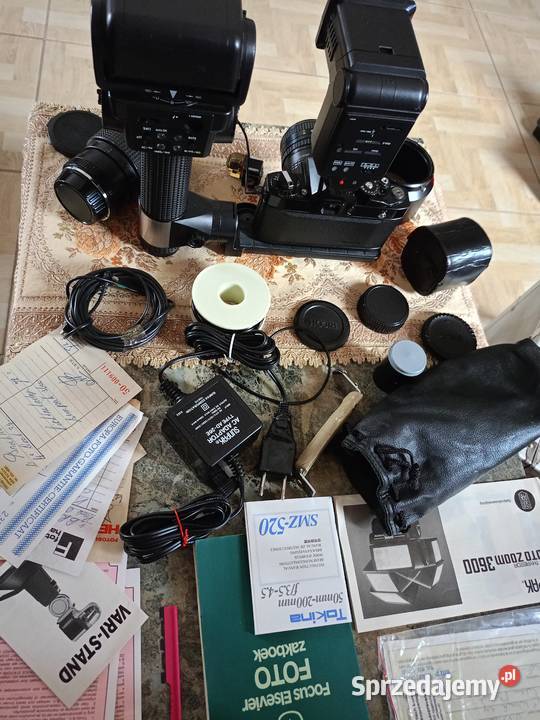 Zabytkowy Zestaw Fotograficzny Lustrzanka Japan Pozostałe Drawski Młyn