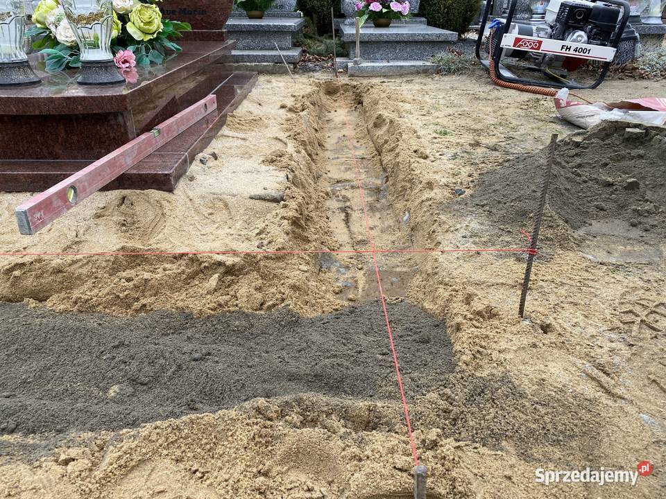 Poziomowanie pomników Polkowice