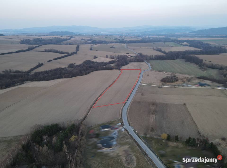 Działki budowlane Starków asfalt dolnośląskie