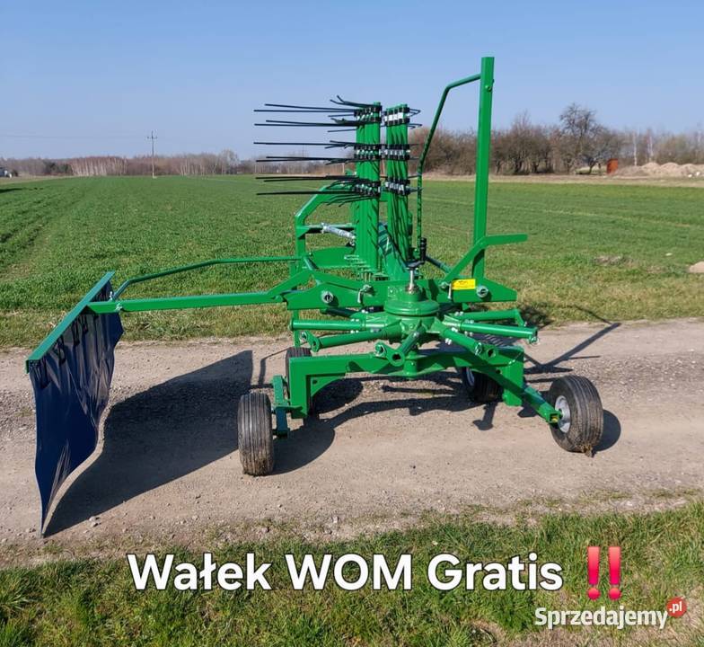 Zgrabiarka tandem 35 420 do zgrabiania siana na nieuszkodzony Sanok