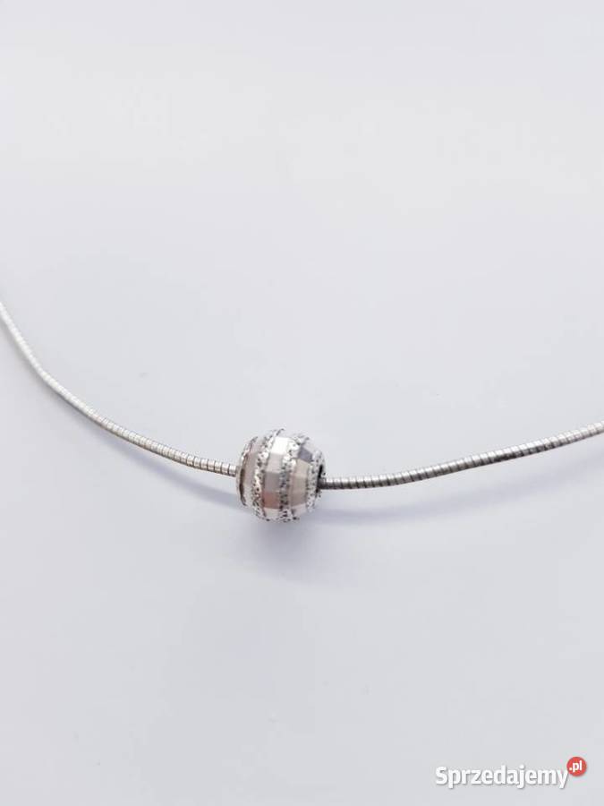 Srebrna kuleczka zawieszka do łańcuszka Dąbrowa Górnicza