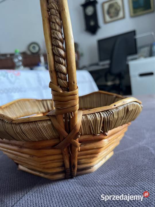 Koszyk antyk pleciony śląskie Zabrze