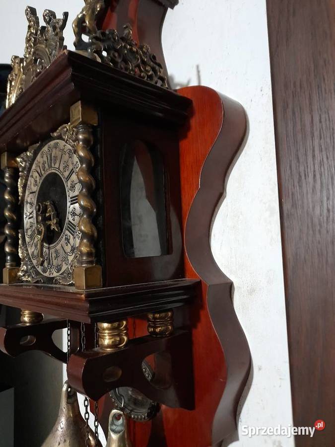 Wiszący zegar ścienny holenderski Atlas Rzeszów