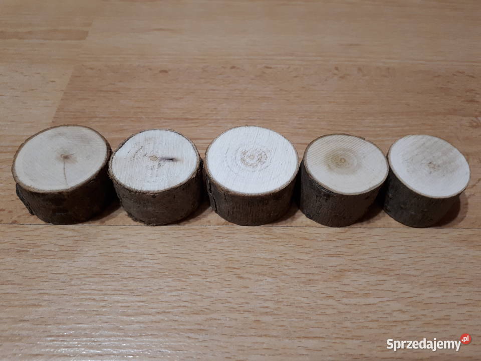 Podstawki naturalne z korą pod kartę dnia Rybnik